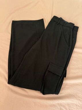 Express Black Cargo Dress Trouser Pants